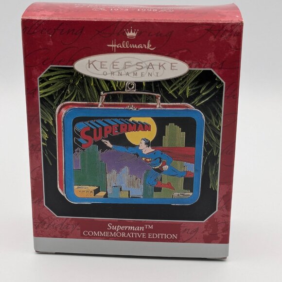 Hallmark Keepsake Superman Lunchbox Commemorative Edition 1998 NEW Ornament - Picture 9 of 12